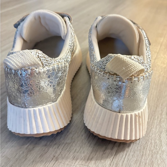 Dolce Vita Silver Sneakers - Picture 2 of 4